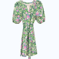 Jade - Puff Sleeve Tiered Dress