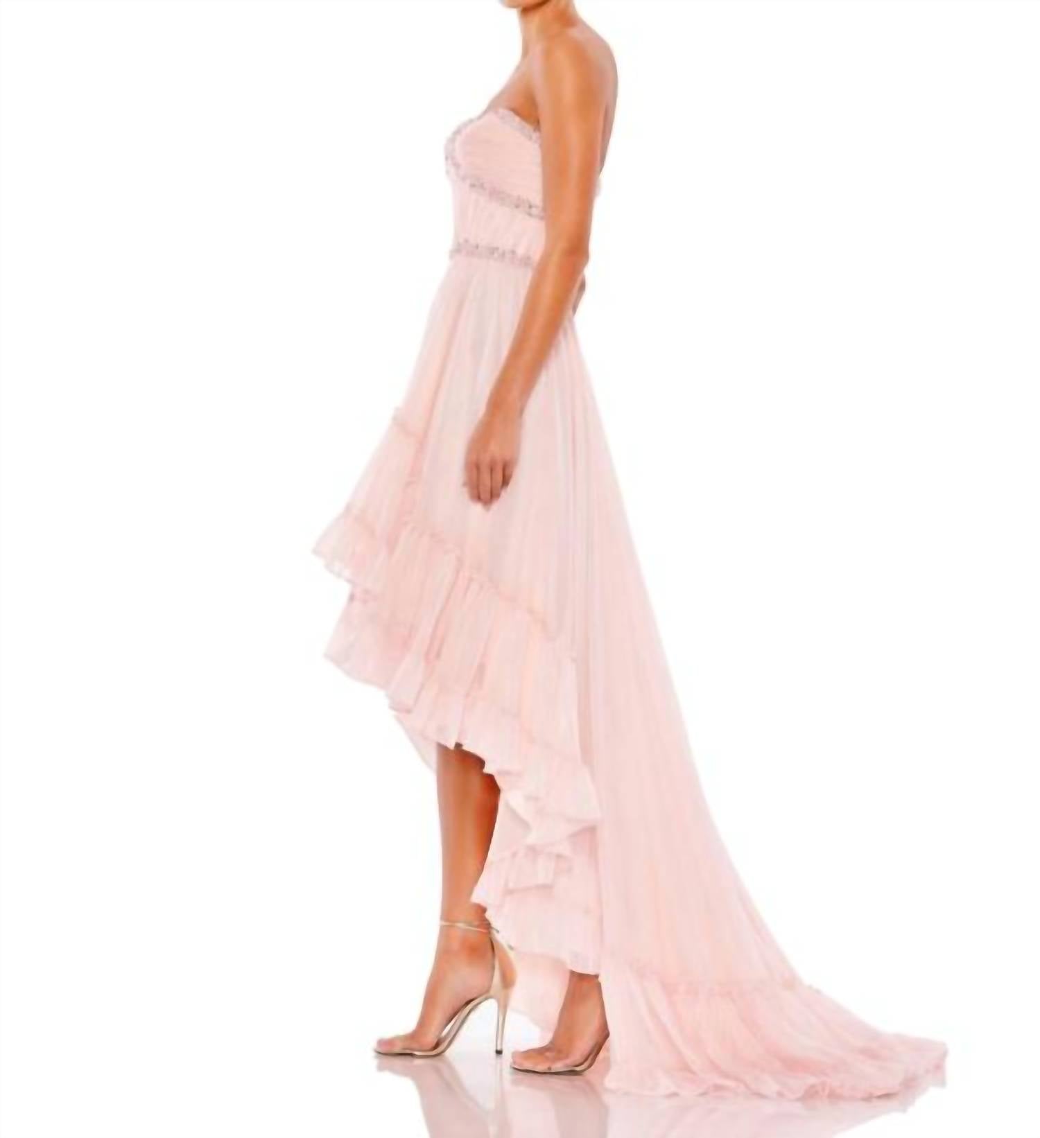 Mac Duggal - Strapless High Low Gown
