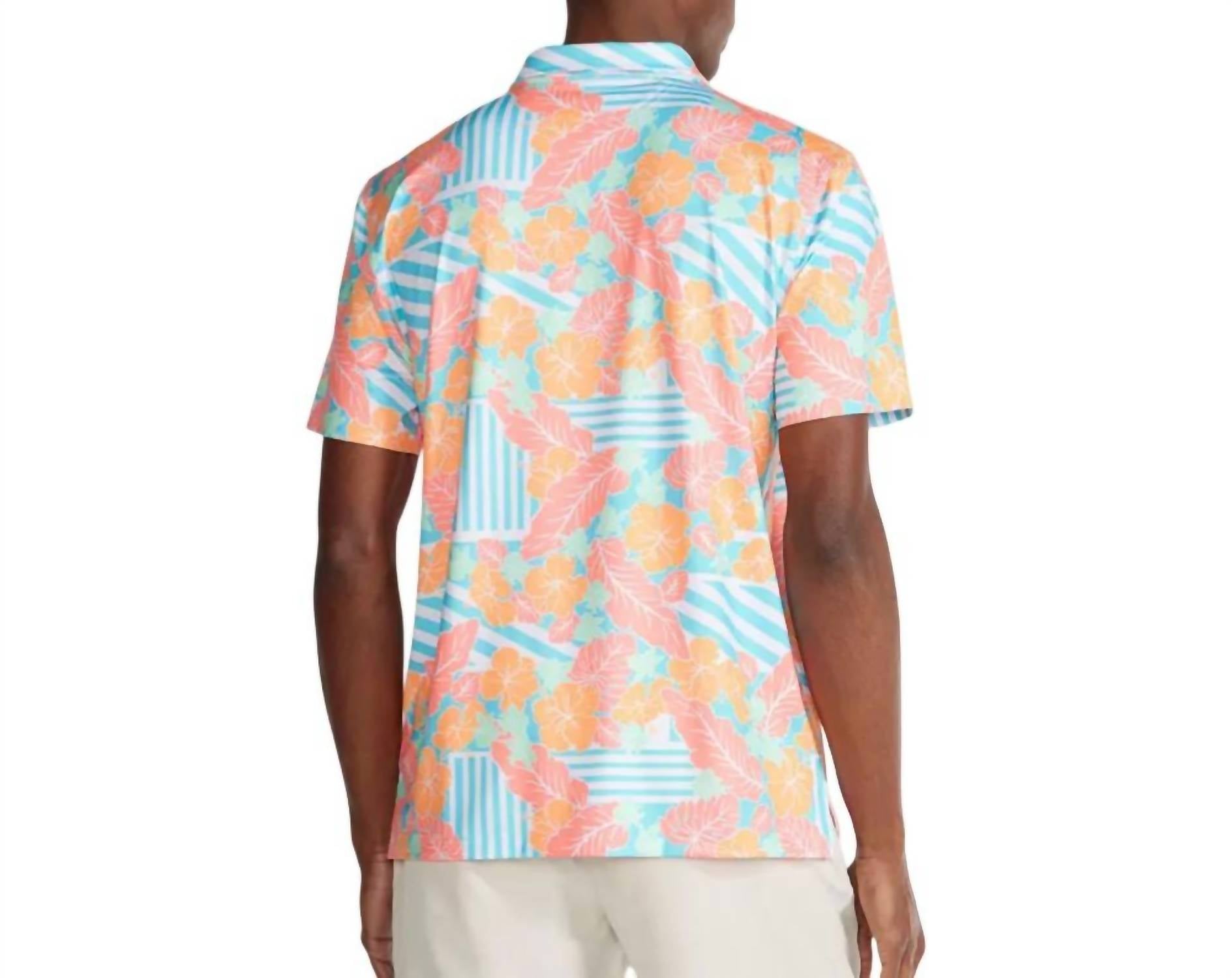 Chubbies - Men's The Inspiration Performance Sleeve Golf Polo Shirt