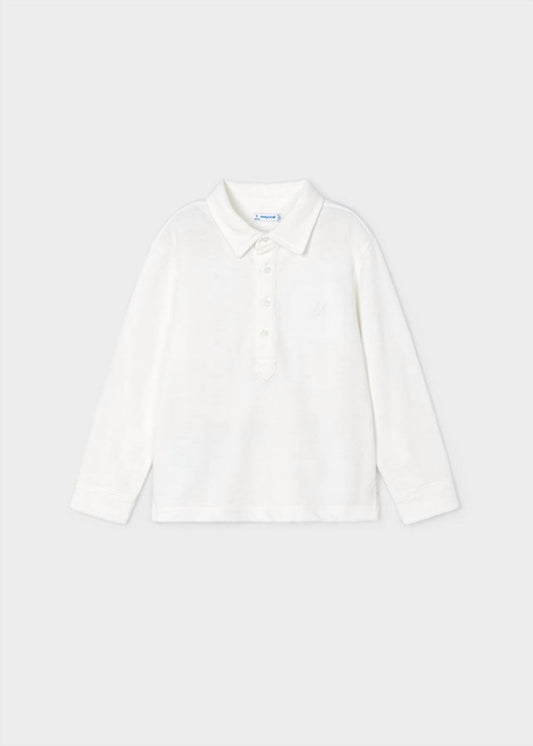 Mayoral - Boys' Long Sleeve Basic Polo