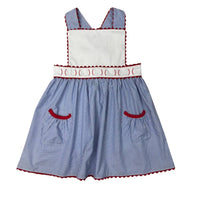 Whimsy Bay Kids - Girl's Classic Rick Rac Baseball Dress