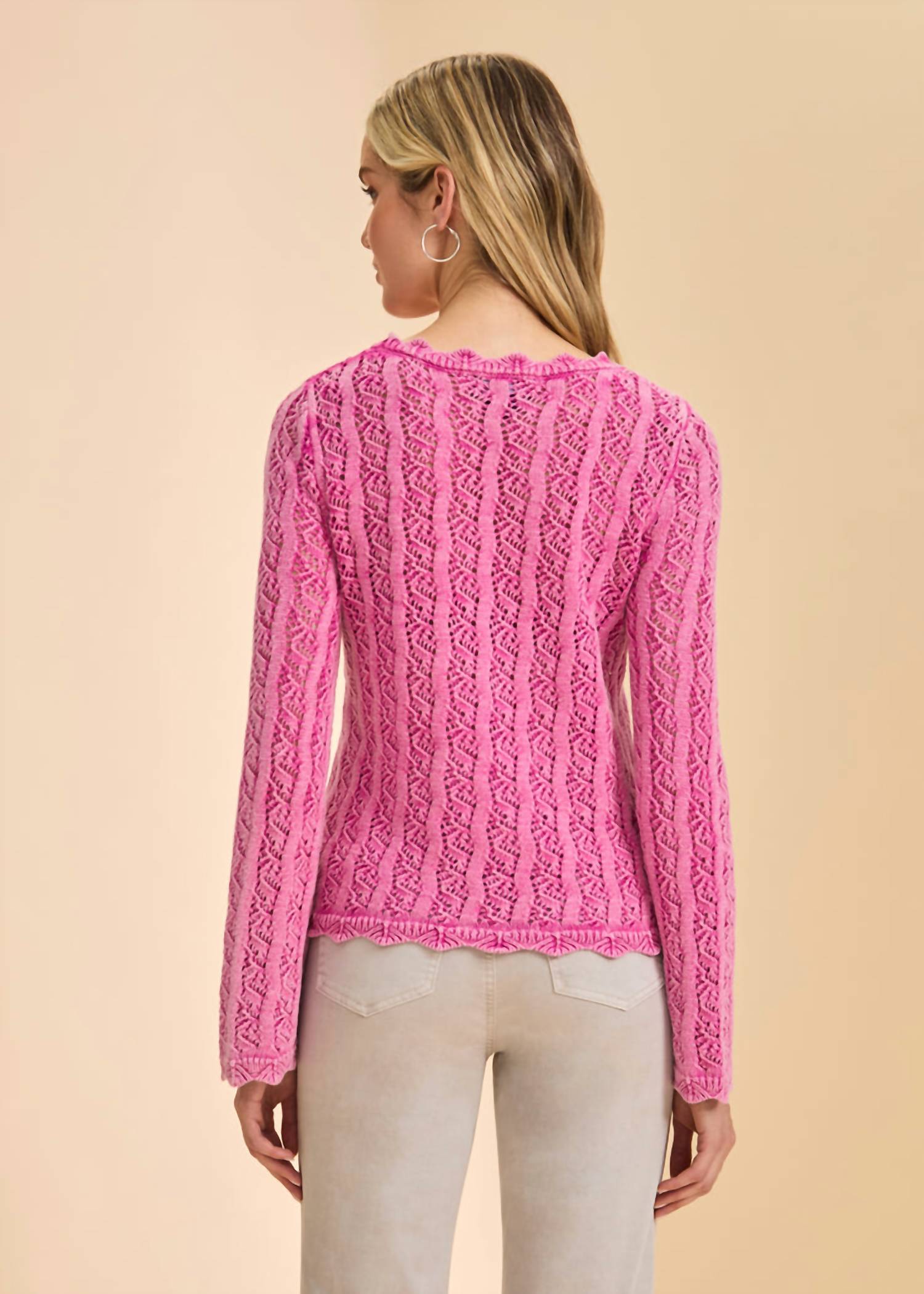 Fdj - Long Sleeve Garment Dye Sweater