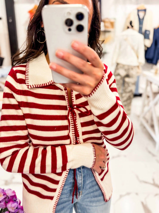 Sunday Edition - Women's Striped Cardigan