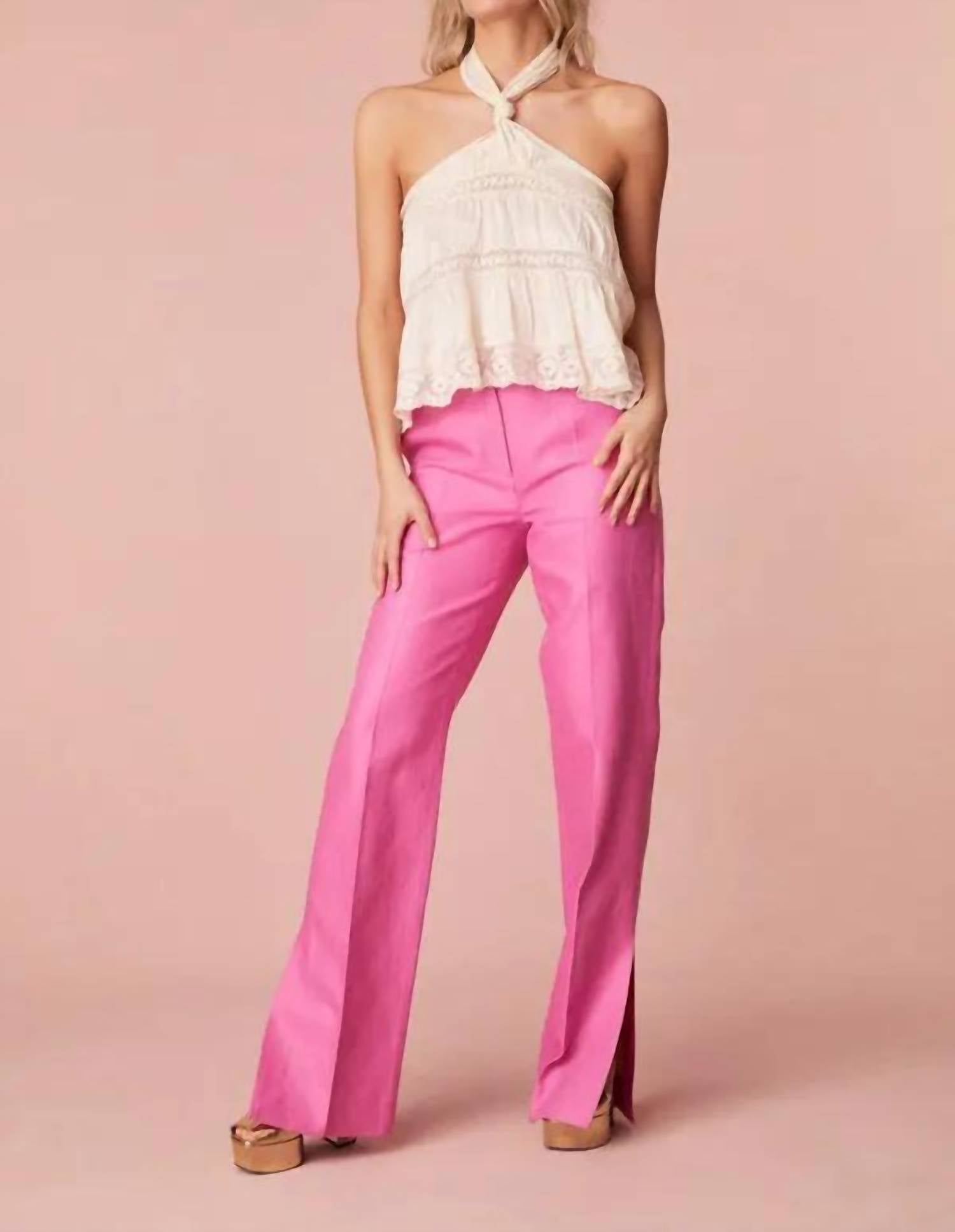 Loveshackfancy - Poppet Straight Leg Tailored Pants