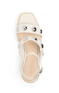 Cinq A Sept - Women's Georgia Studded Wedge Espadrille Sandal