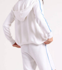 Minnie Rose - Cotton Cashmere Baby Shaker Hoodie with Tipping