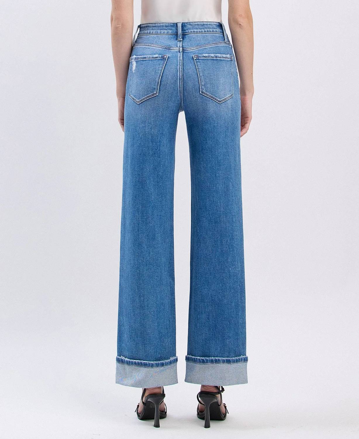 Flying Monkey - Cuffed Denim Jeans