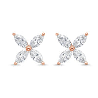Diana M Jewels - Women's Marquise Lab-grown Diamond Stud Earrings (5.00 Tcw) - Statement