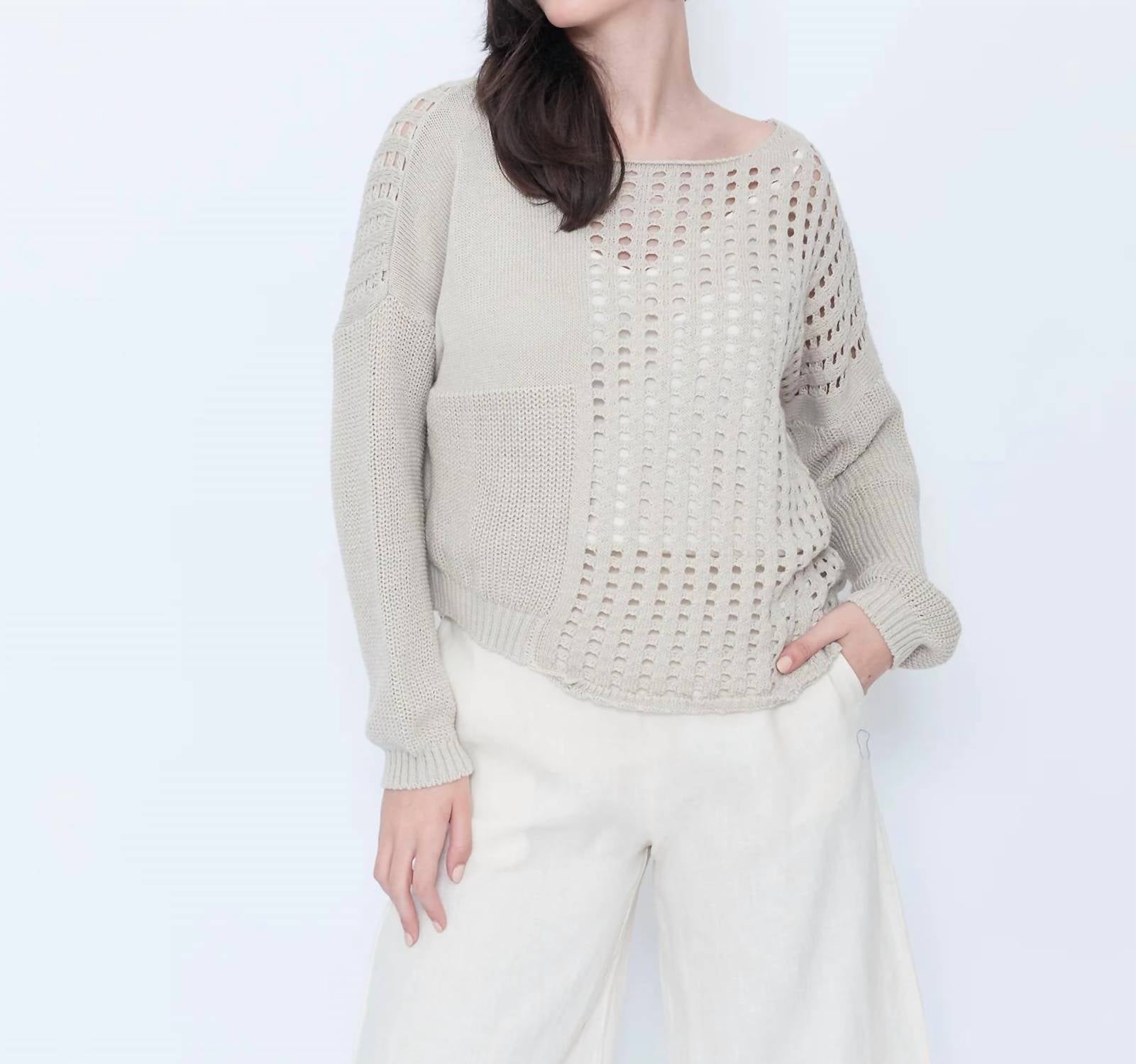 Blueberry - Weave Sweater