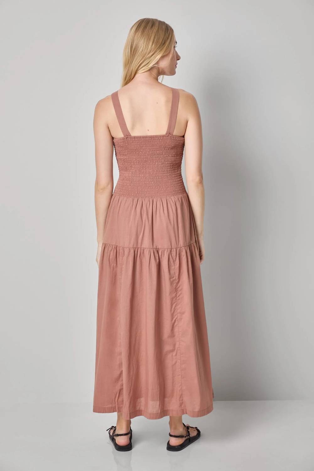 Lilla P - Smocked Bodice Maxi Dress