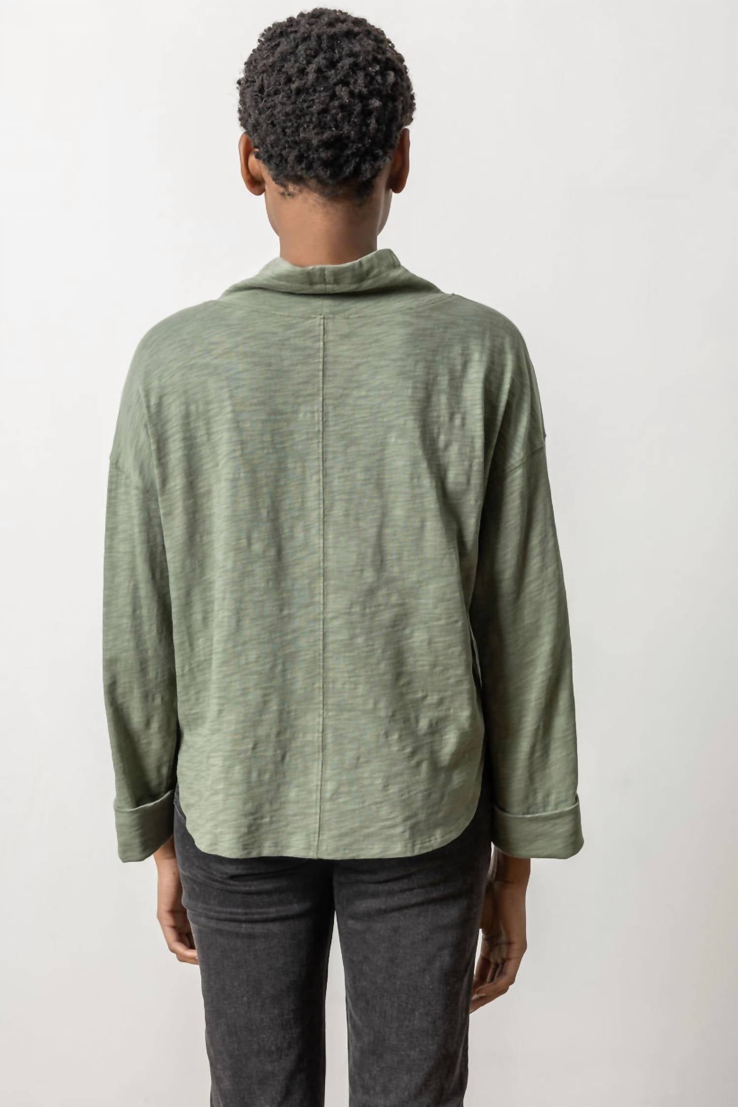 Lilla P - Drawstring Neck Pullover