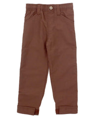 Properly Tied Mallard Full Length Pant in bark - kids' joggers - detail view