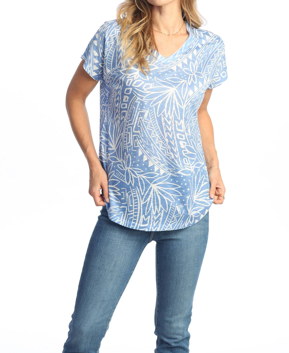 Jess & Jane - Tropic Cap Sleeve Top