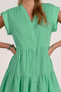 Elan - V-Neck Mini Dress