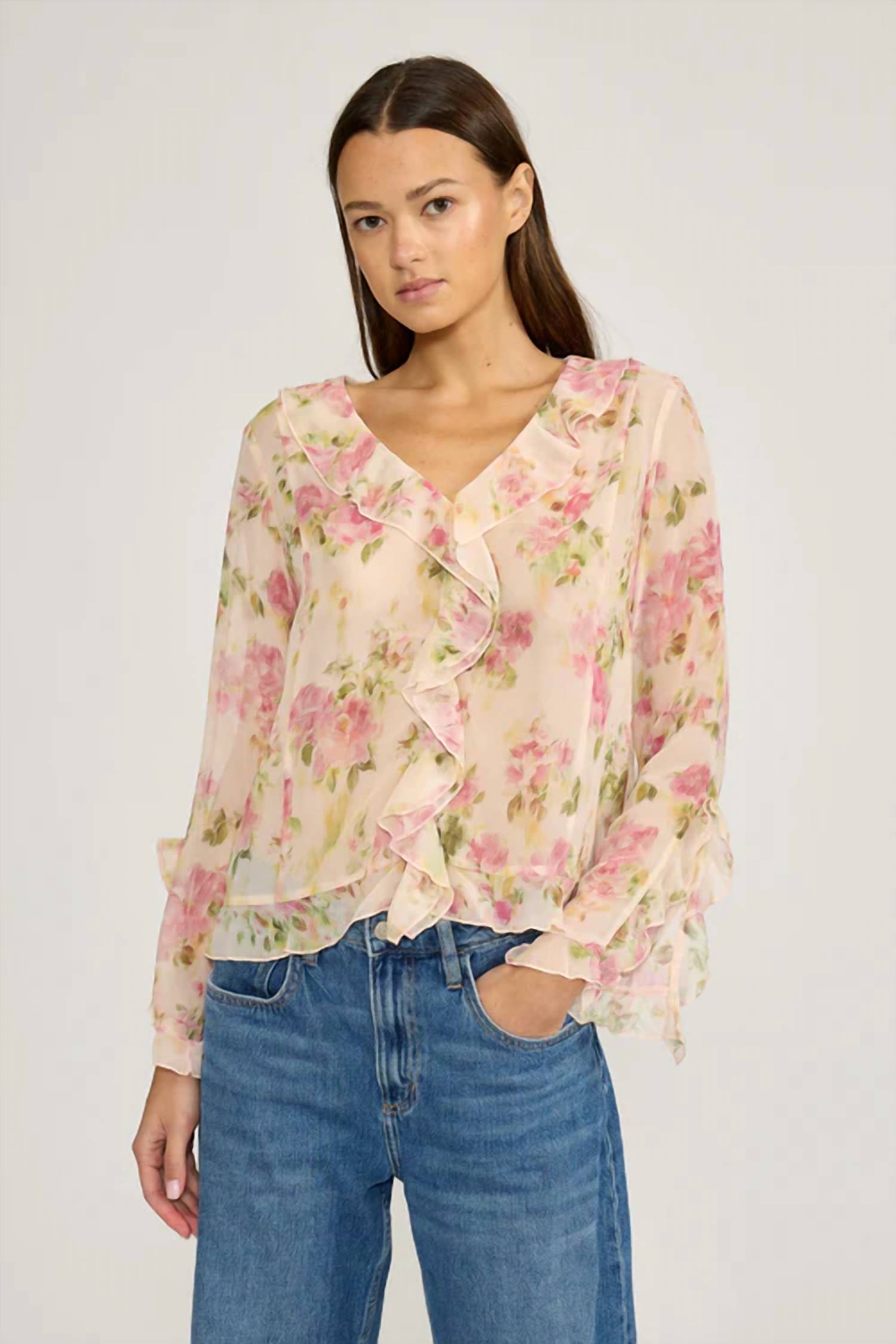 Lucy Paris - Liza Ruffle Top