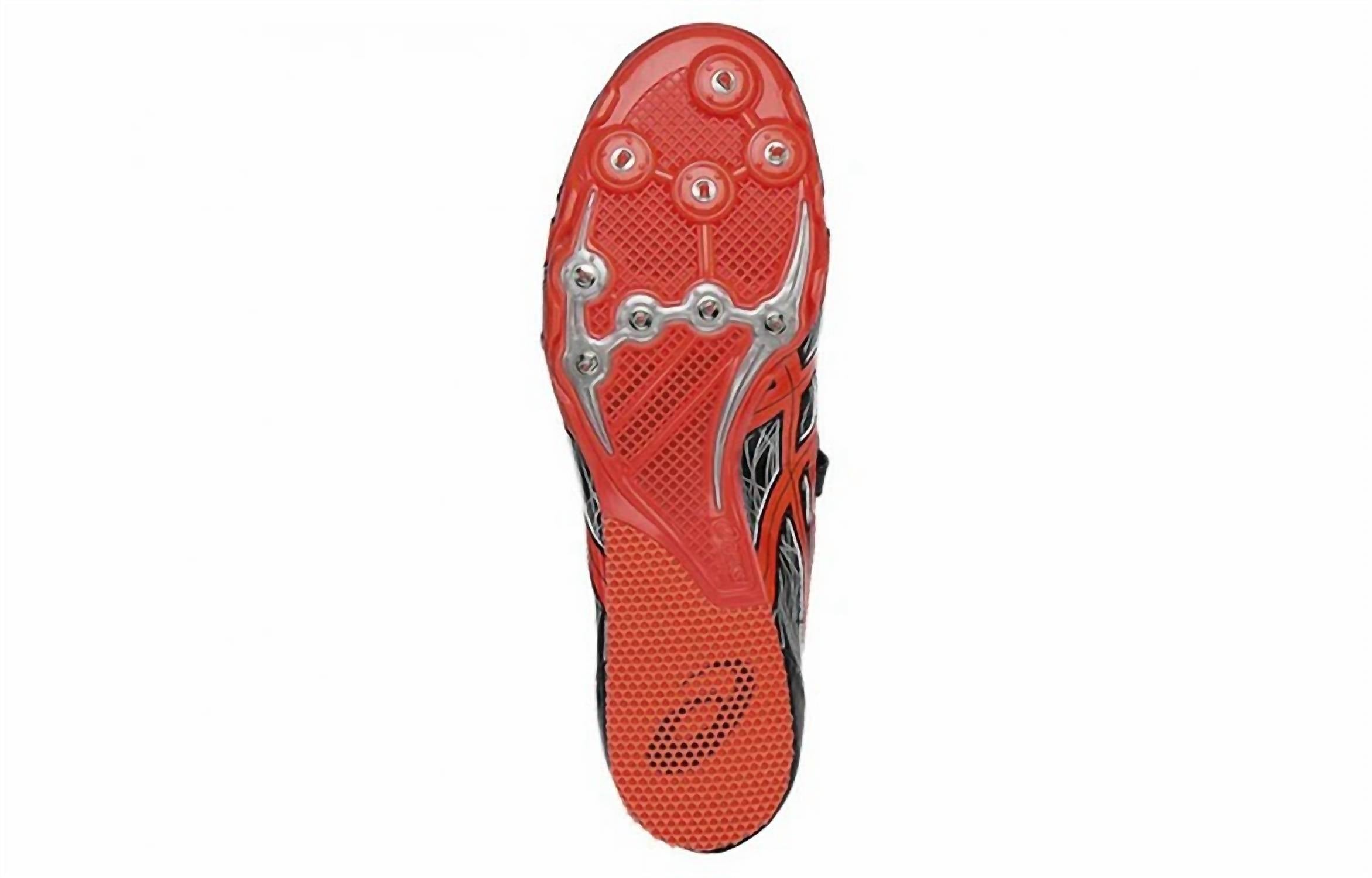 ASICS Men's Long Jump Pro Shoes in black coral - men's shoe - view 5