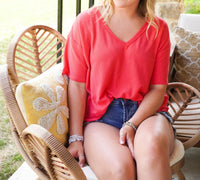 Six/Fifty - Doman V-neck Top