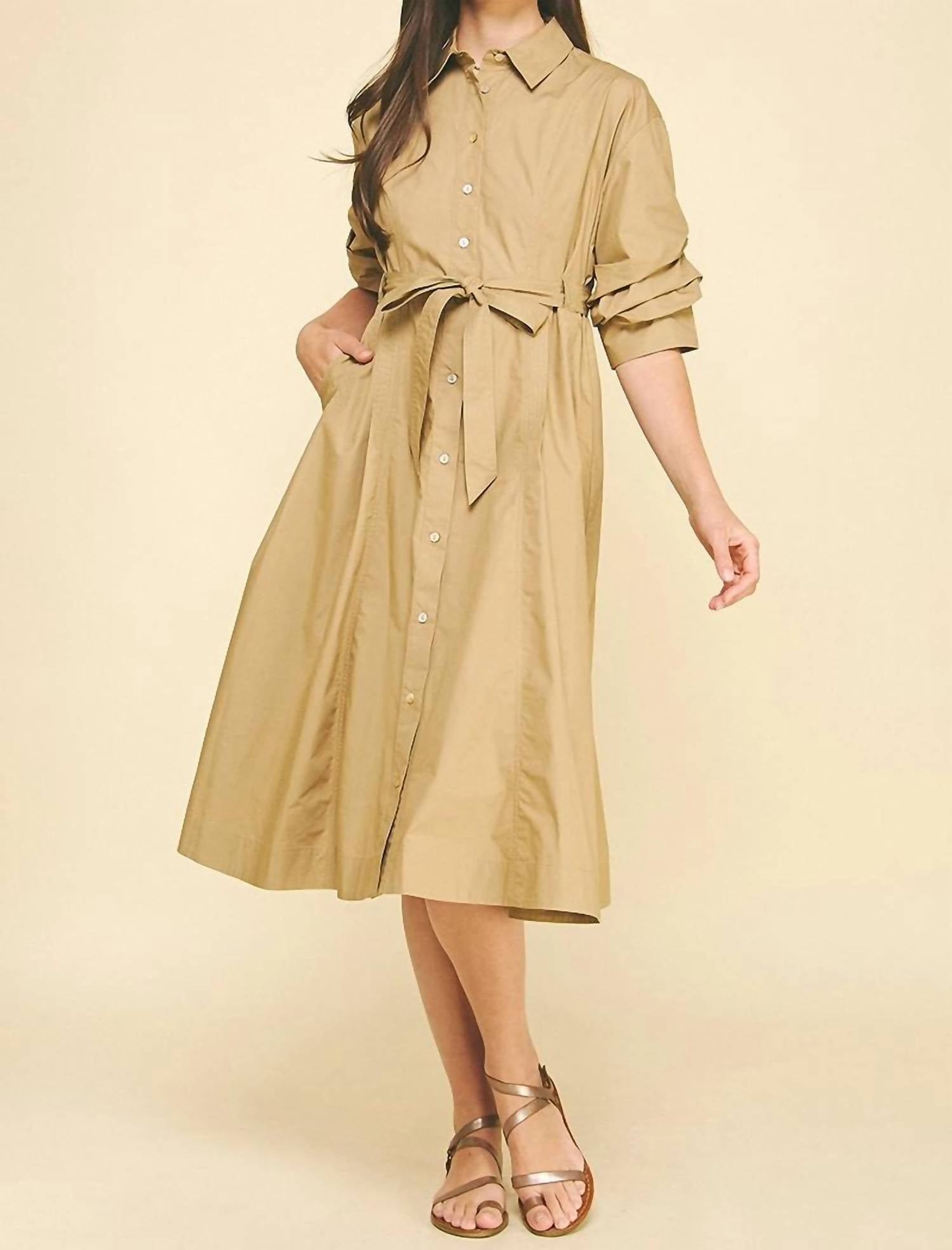 Pinch - Jennifer Tucked Midi Dress