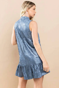 Tcec - Mock Velvet Dress