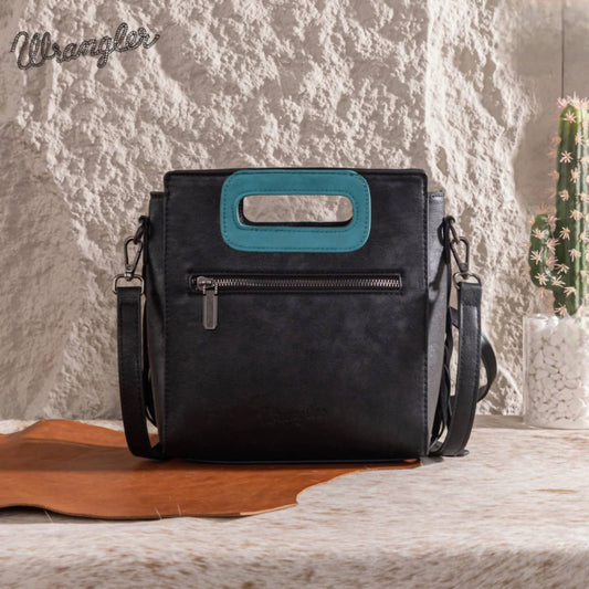 Wrangler - Top Handle Boot Scroll Fringe Tote