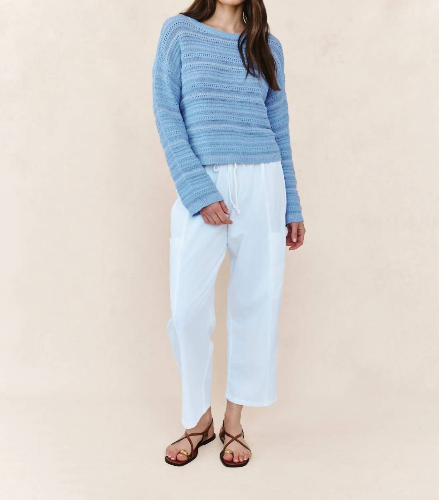 Bella Dahl - Textured Crew Neck Sweater