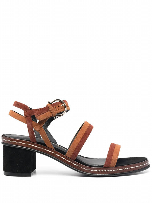 Salvatore Ferragamo - Women's Two-Tone Leather Sandal