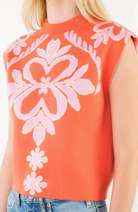 Thml - Jacey Sleeveless Patterned Knit Top