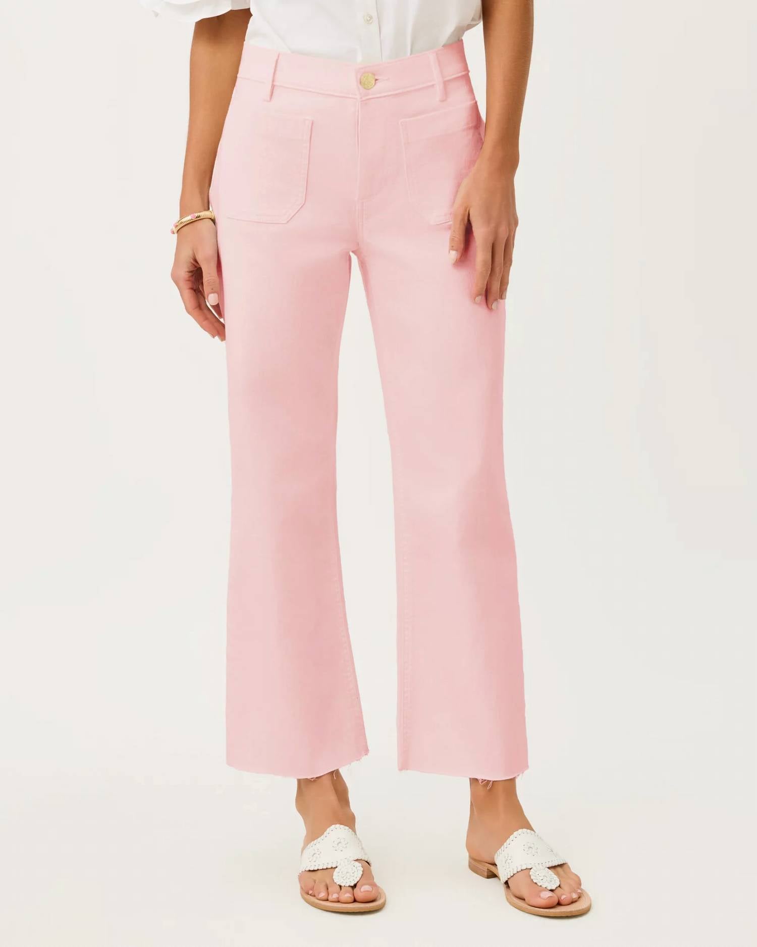Lilly Pulitzer - 27" Harleen High Rise Crop Jean