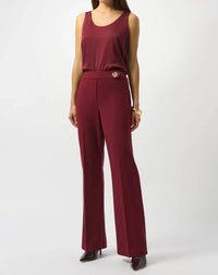 Joseph Ribkoff - Pull On Mid-rise Flared Trouser Pant