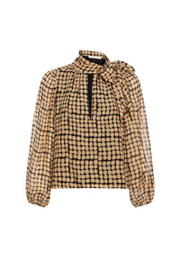 Marie Oliver VIVIANNE BLOUSE in dapple - women's blouse - view 4