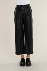 Dolce Cabo - Vegan Leather Wide Leg Pant