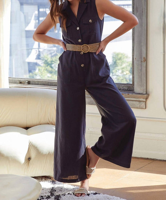 Mustard Seed - Belted Jumpsuit