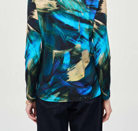 Joseph Ribkoff - Abstract Print Top