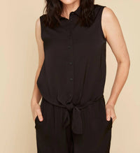 Renuar - Tie Front Tank Top