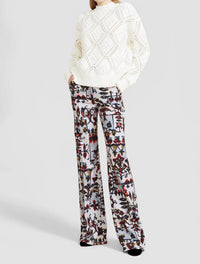 Lela Rose - Dotted Knit Pullover Sweater