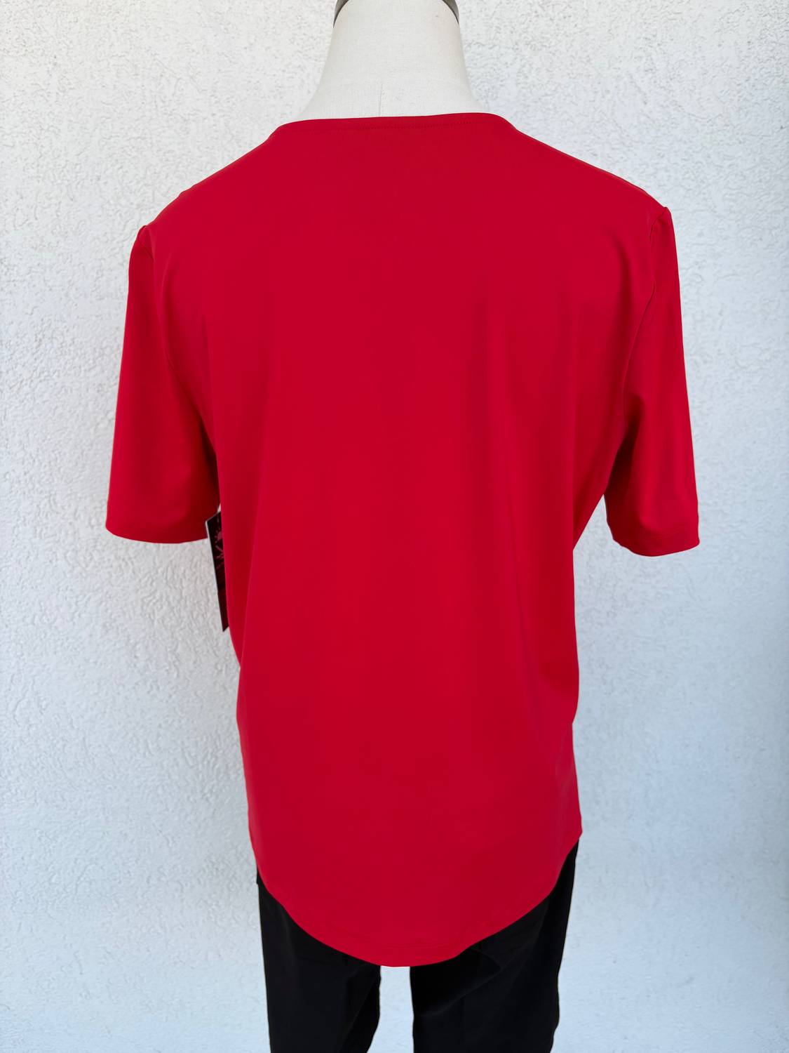 Multiples Women's Short Sleeve Upf Protection Top in fiery red - women's t-shirt - alternate view