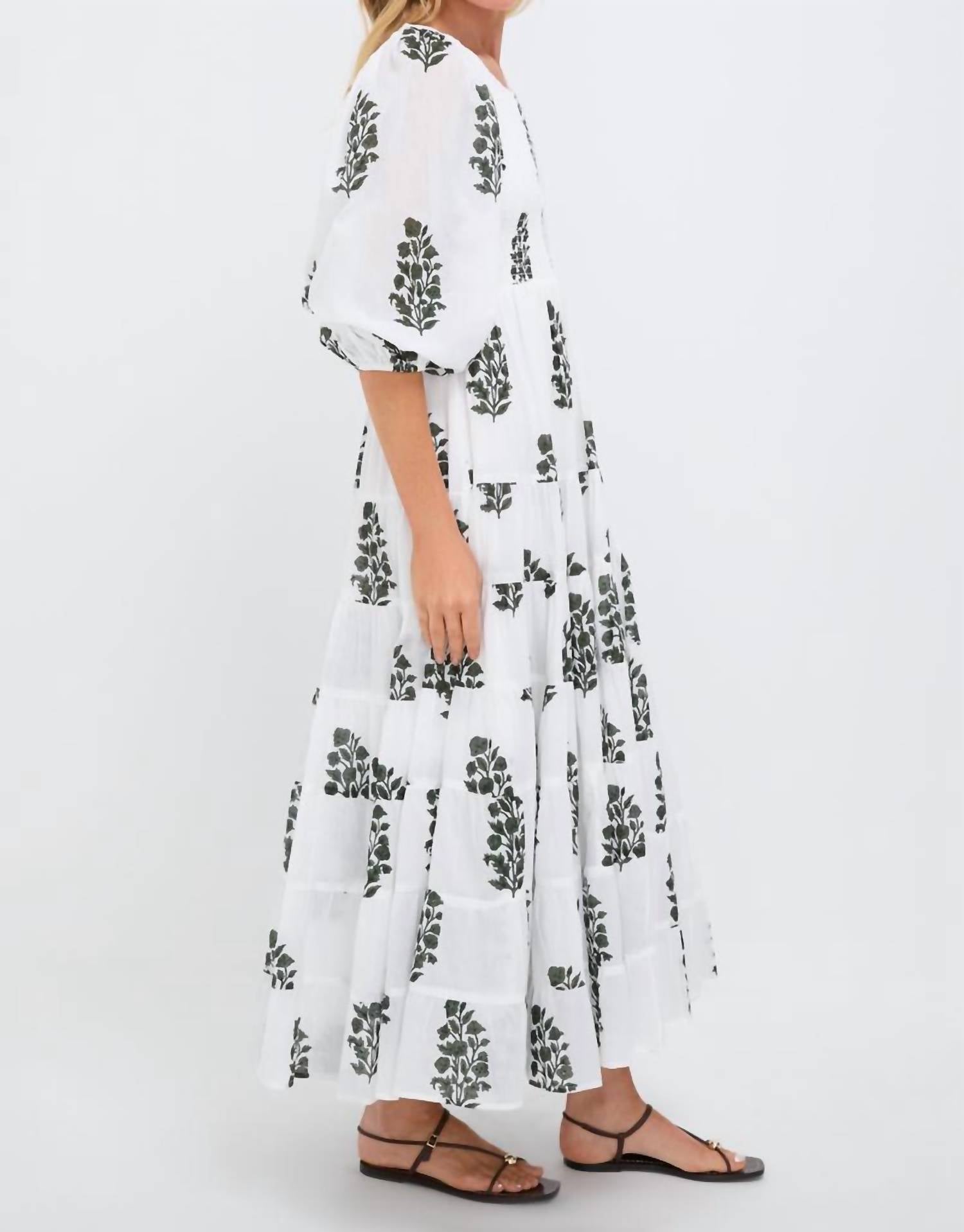 Sz Blockprints - Aneeza Stamp Alice Dress