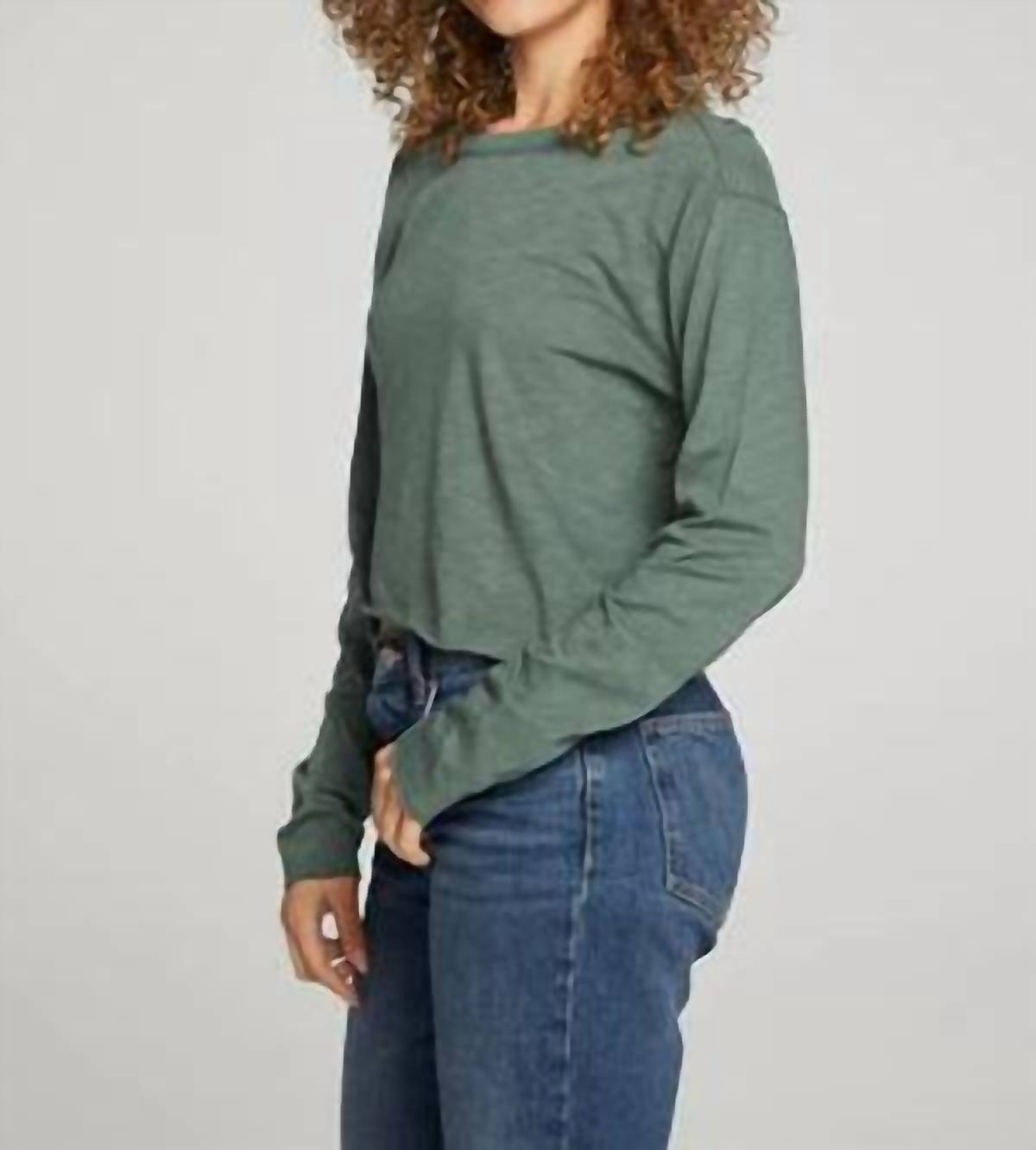 Chaser - Long Sleeve Cropped Top