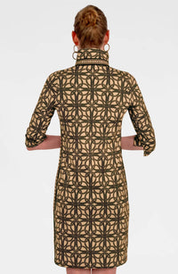 GRETCHEN SCOTT Everywhere Ring Toss Dress in champagne - women's dress - alternate view