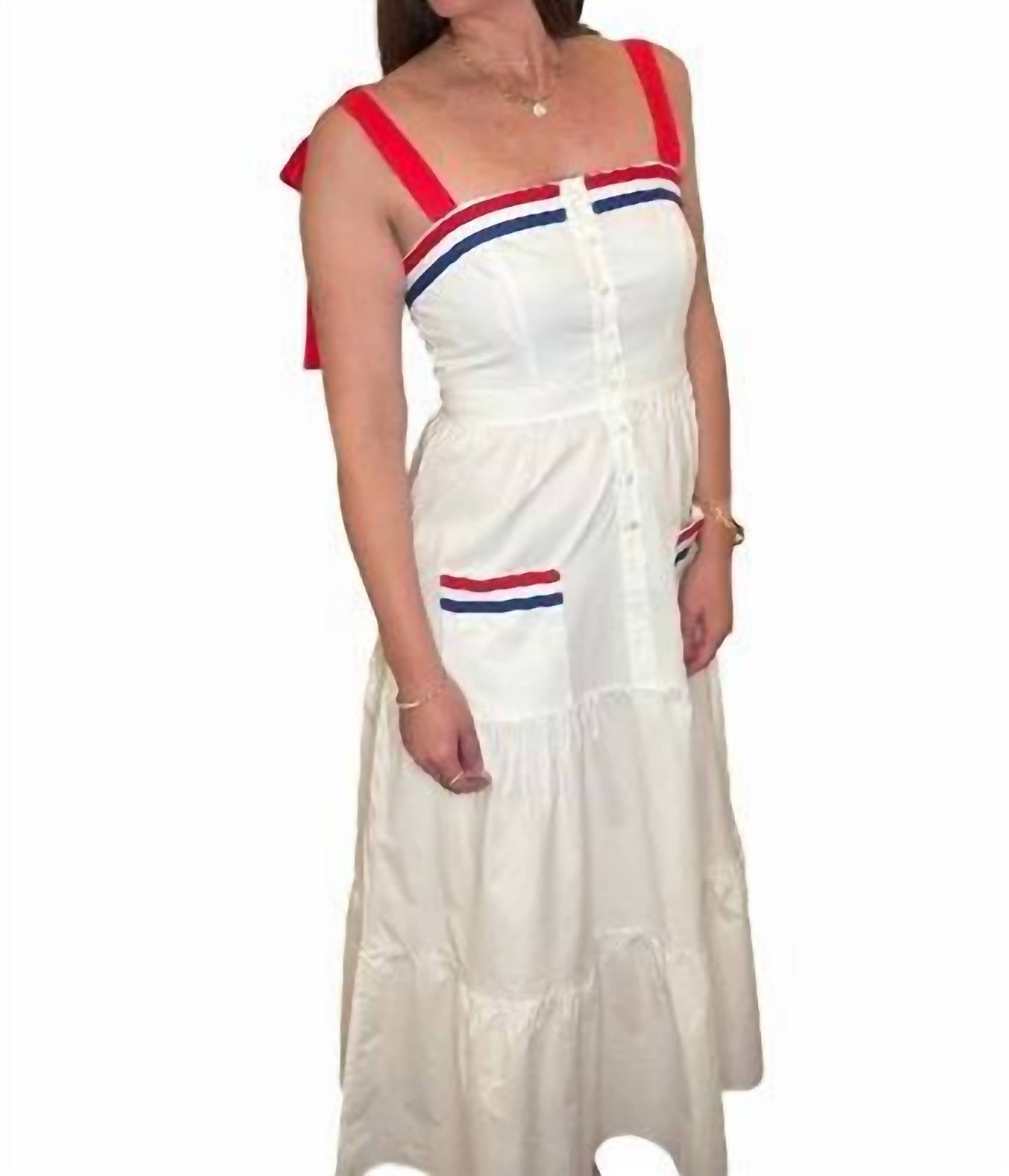 Baby Pink - Patriotic Maxi Dress