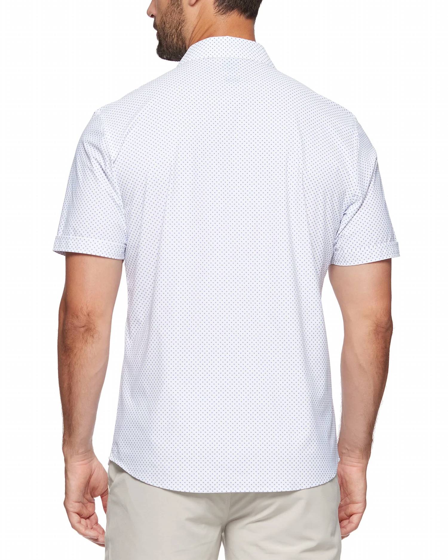 Flags & Anthem - Ripley Short Sleeve Geo Print Performance Shirt