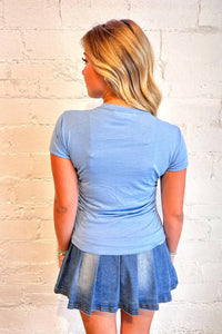 Project Social T - Provence Izzie Ruched Baby Tee