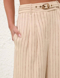 Zimmermann - Rebellion Pinstripe Wide Pants