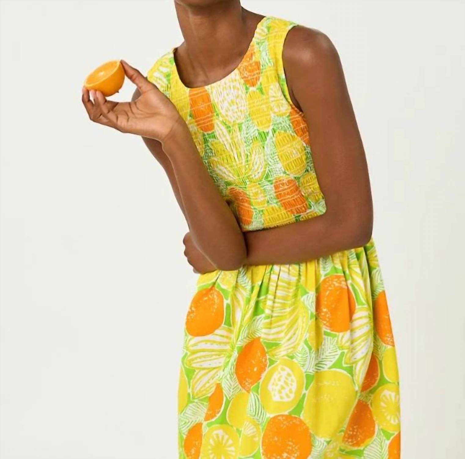 Lilly Pulitzer - Daisey Smocked Midi Dress