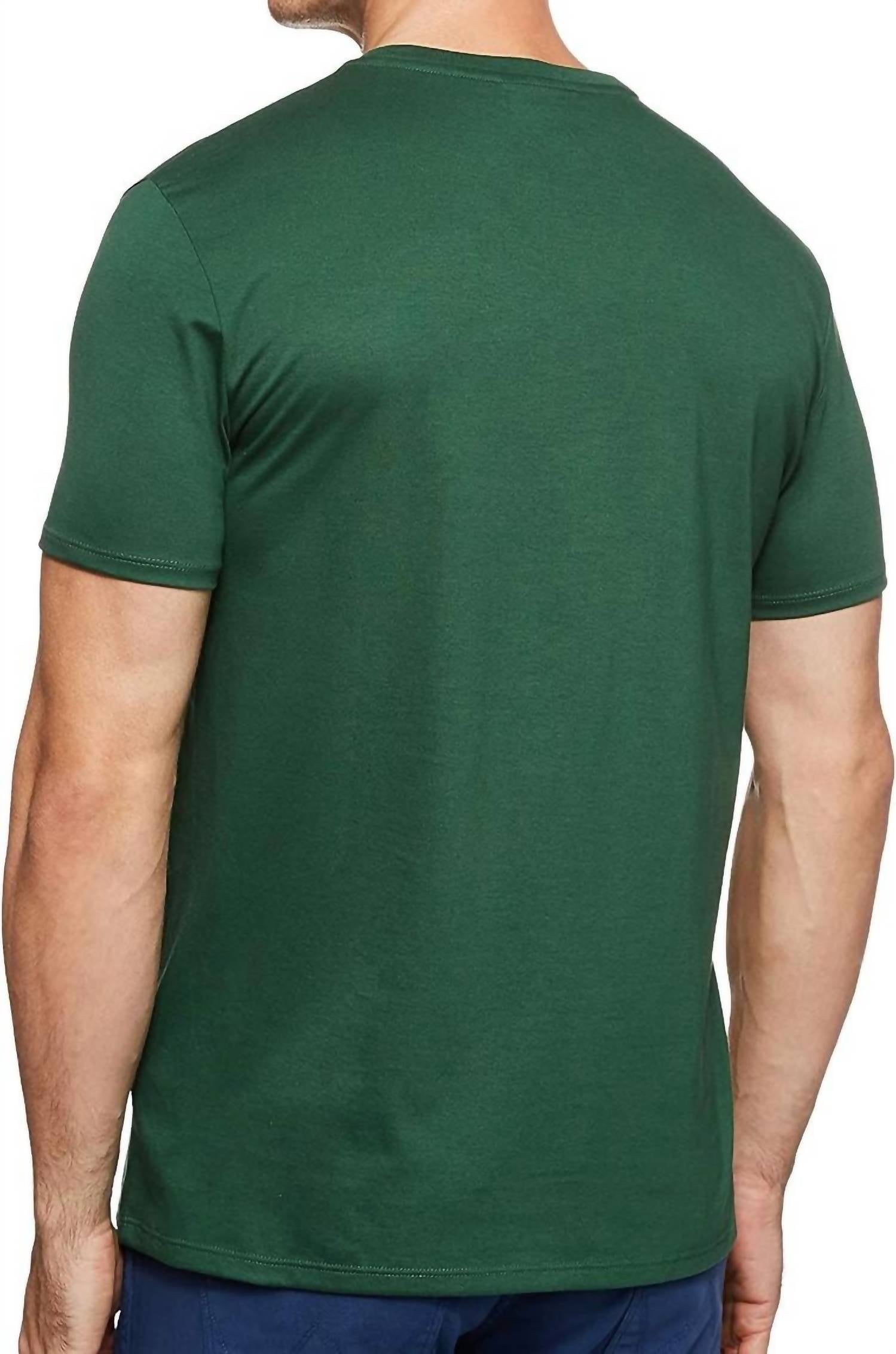 Lacoste - Short Sleeve V-neck Pima Jersey T-shirt