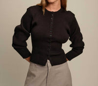 Deluc - Jack Fitted Ribbed Cardigan