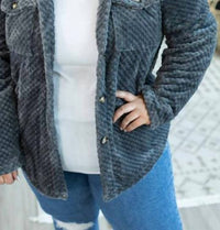 Michelle Mae - Fleece Shacket