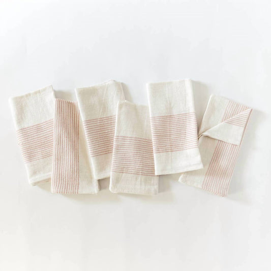 Creative Women - Striped Napkins - Set of 6