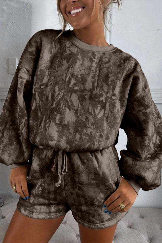 Jupiter & Me - Coffee And Camo Matching Set