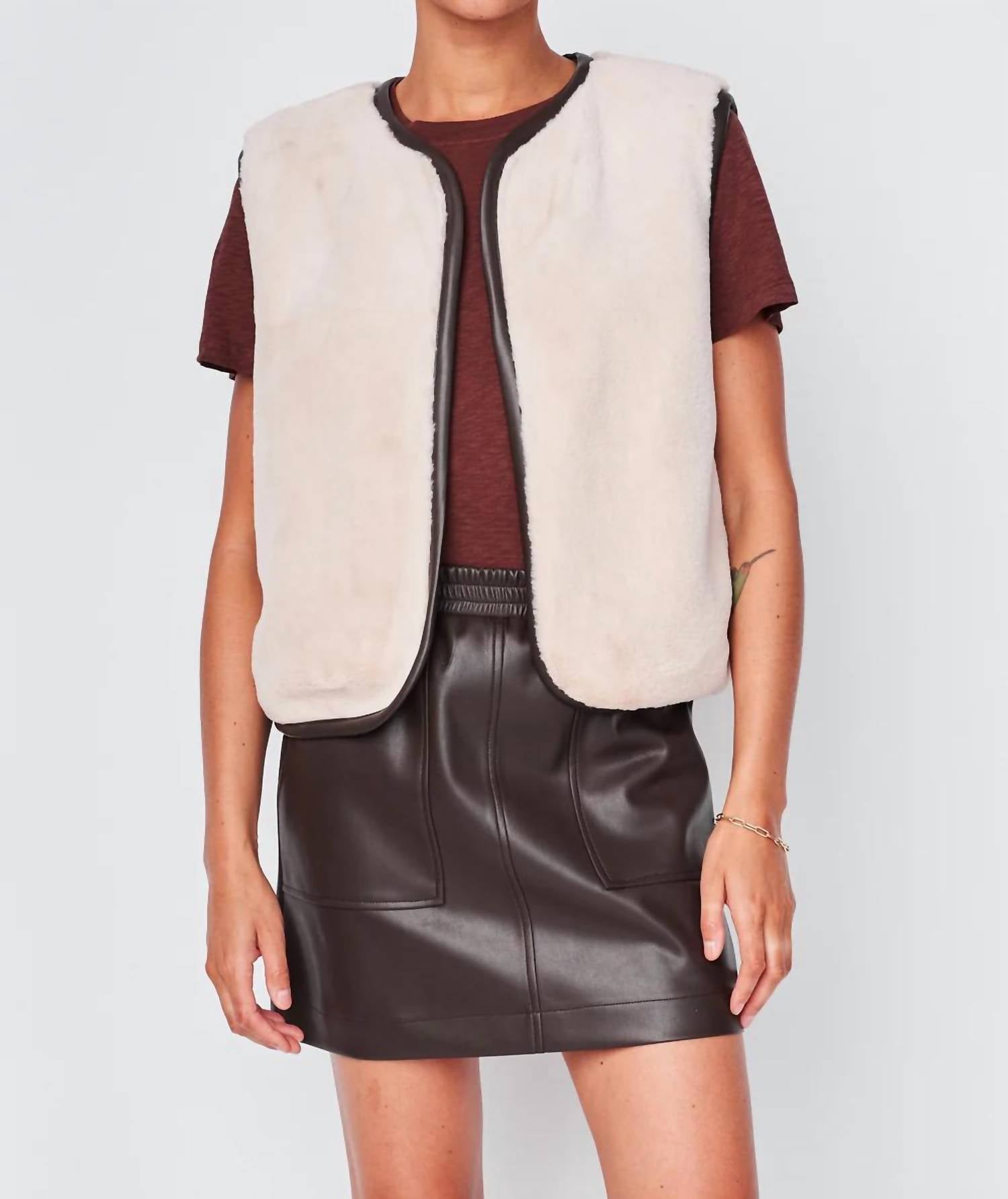 Stateside - Faux Fur Vest
